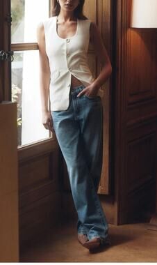 Favorite Daughter THE TOMMY LOW SLUNG STRAIGHT Jeans - 32